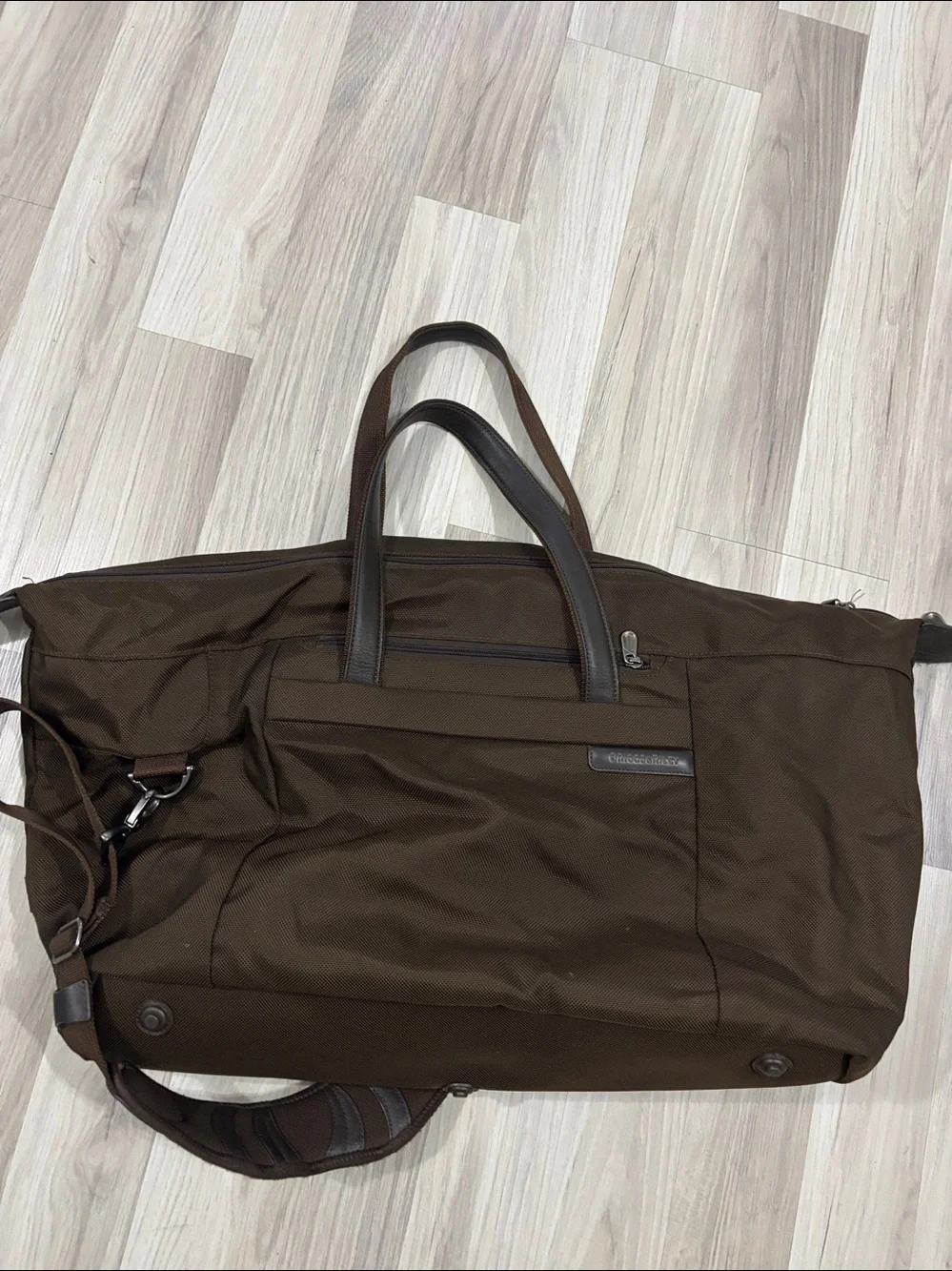 Briggs & Riley Baseline Extra Large Men’s‎ Brown Weekender Duffel Bag